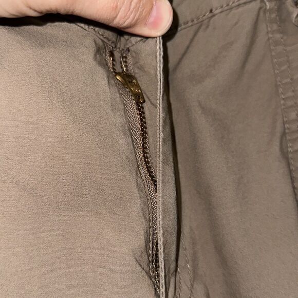 Venezia X Lane Bryant 18 Tan Brown Convertible Cargo Utility Wide Leg Pants - Picture 6 of 15